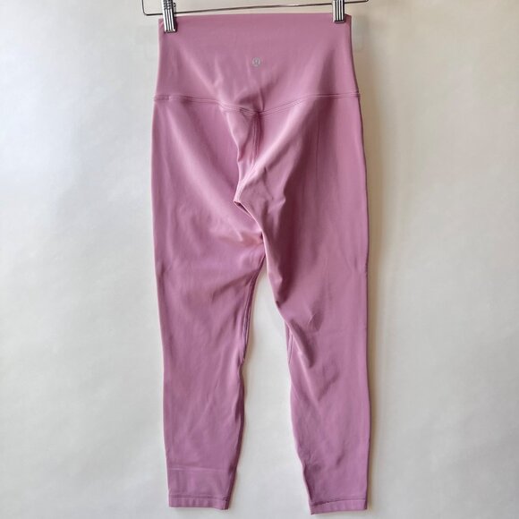 Lululemon Align High-Rise Pant 25” , pink peony, Size 6 J196 - Picture 4 of 7